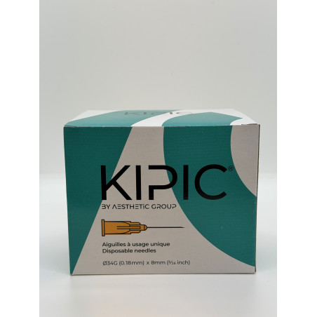 Aguja KIPIC® para micro-inyección 34Gx8mm
