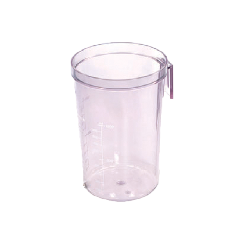 Jarra colector de grasa esterilizable en autoclave - volumen de 1L