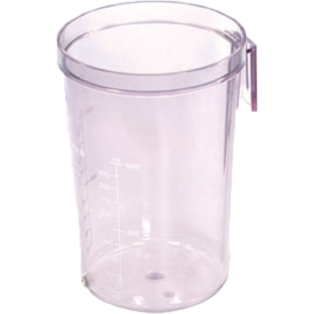 Jarra colector de grasa esterilizable en autoclave - volumen de 1L
