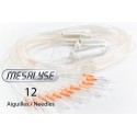 Meso-perfusion "octopus" catheter /  12 needles