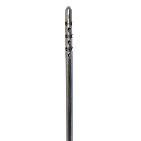 Canule de prélèvement de tissus adipeux Ø3mmx150mm - 12 orifices - RUGUEUSE