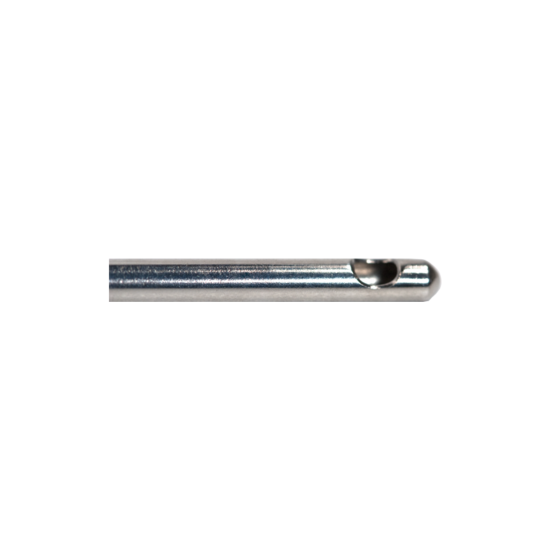 Cánula de reinyección de tejido adiposo - Ø2.10mmx220mm - 1 agujero 90°