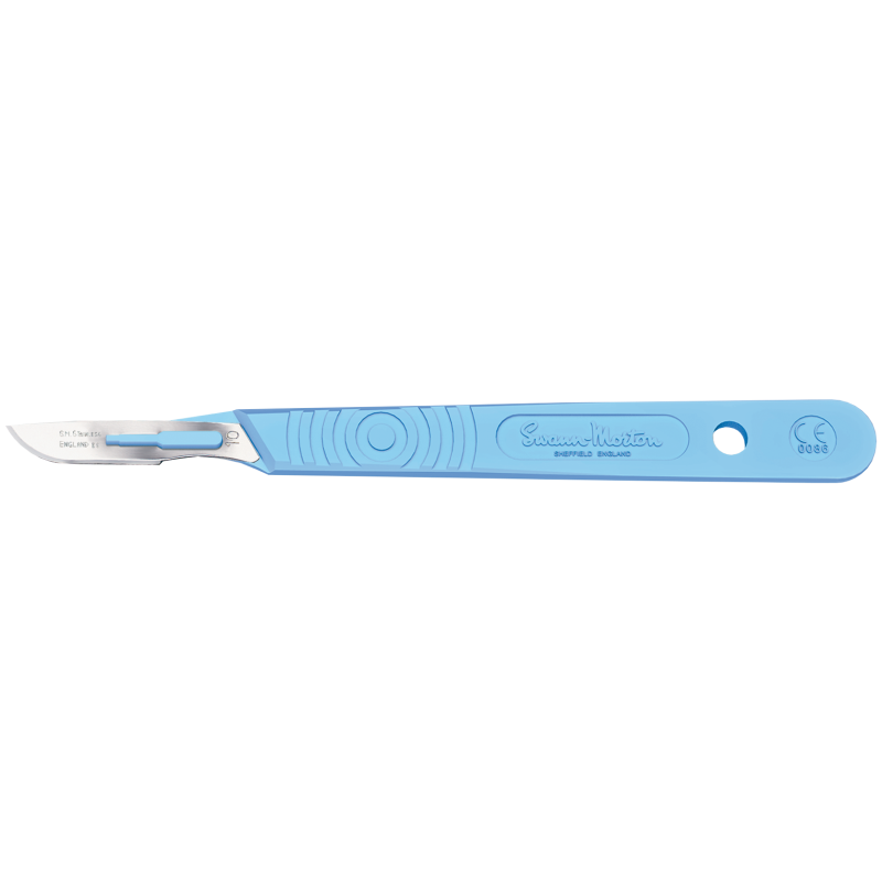 Bisturí esterilizado en acero inoxidable Swann Morton - U10