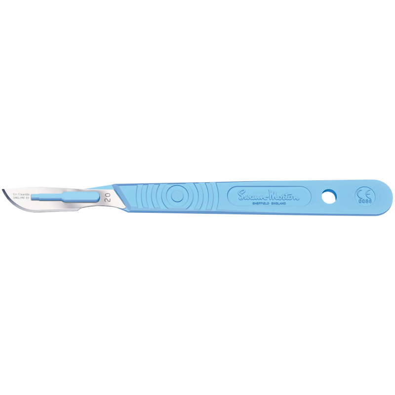 Bisturí esterilizado en acero inoxidable Swann Morton - U20