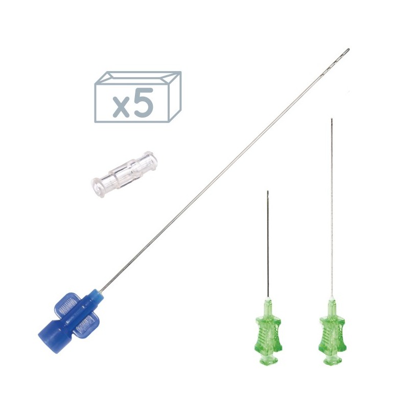 Pack canules microliposculpture: 1x prélèvement/2x réinjection/1x raccord