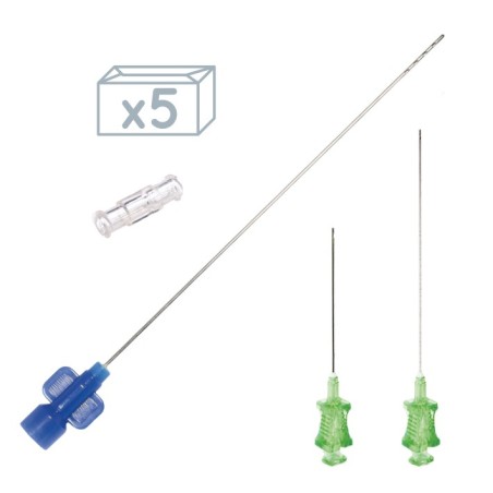 Pack cánula de microescultura: 1x extracción / 2x reinyección / 1x conector