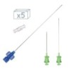 Pack canules microliposculpture: 1x prélèvement/2x réinjection/1x raccord