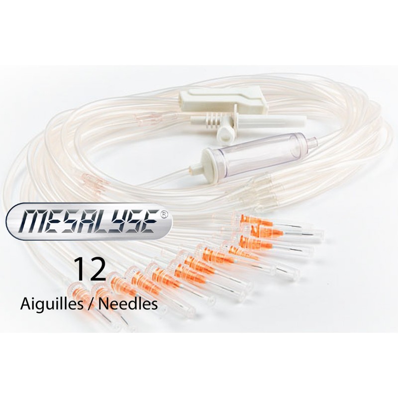 Kit mesoperfusión "pulpo"  /  12 agujas
