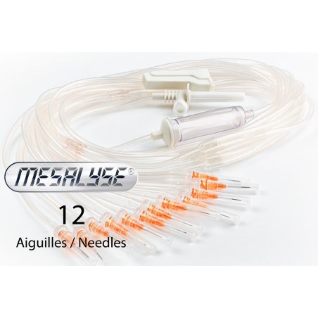 Kit mesoperfusión "pulpo"  /  12 agujas