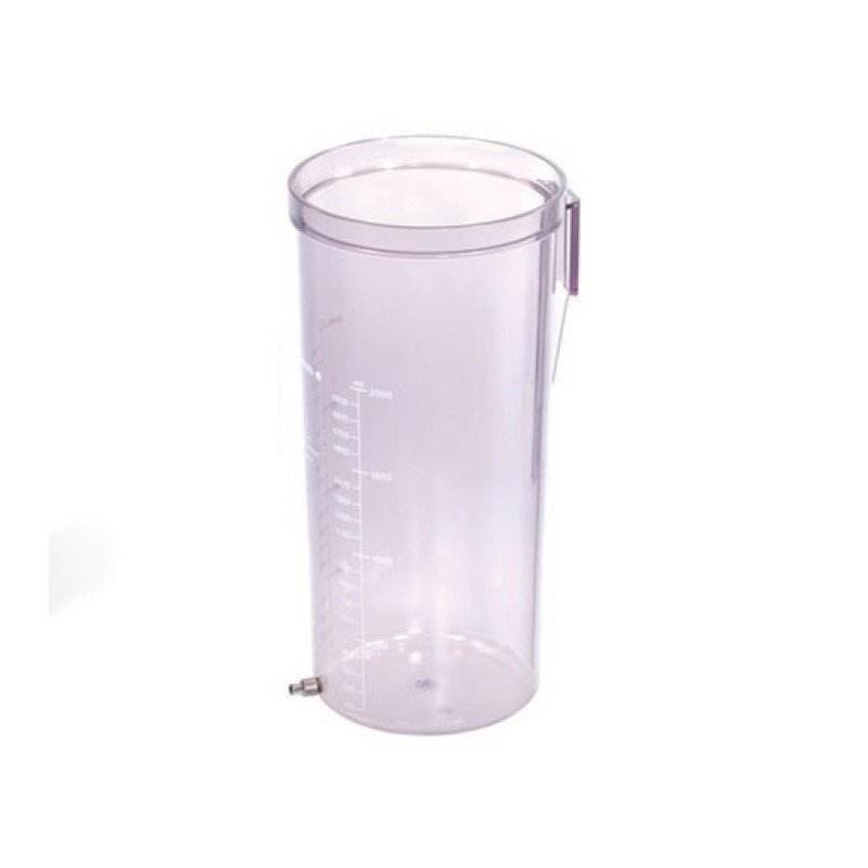 Autoclavable fat collection canister- 2L volume