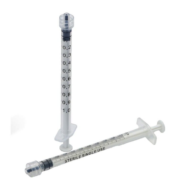 Jeringa Luer Lock de 1 ml "LOW DEAD SPACE"