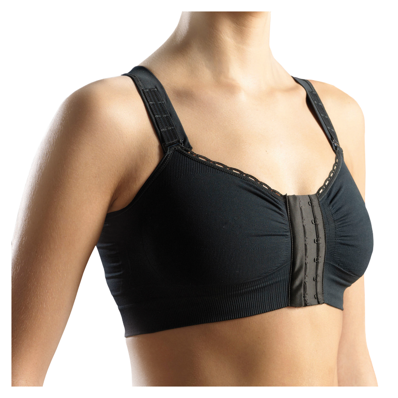 Post-operative bra following breast reduction, augmentation or reconstruction. Lipofiling or implant.
