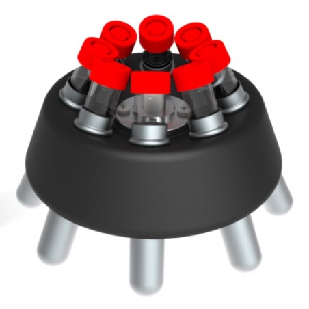 Rotor 8 lugares 10ml para centrífuga CES10 - esterilizable en autoclave