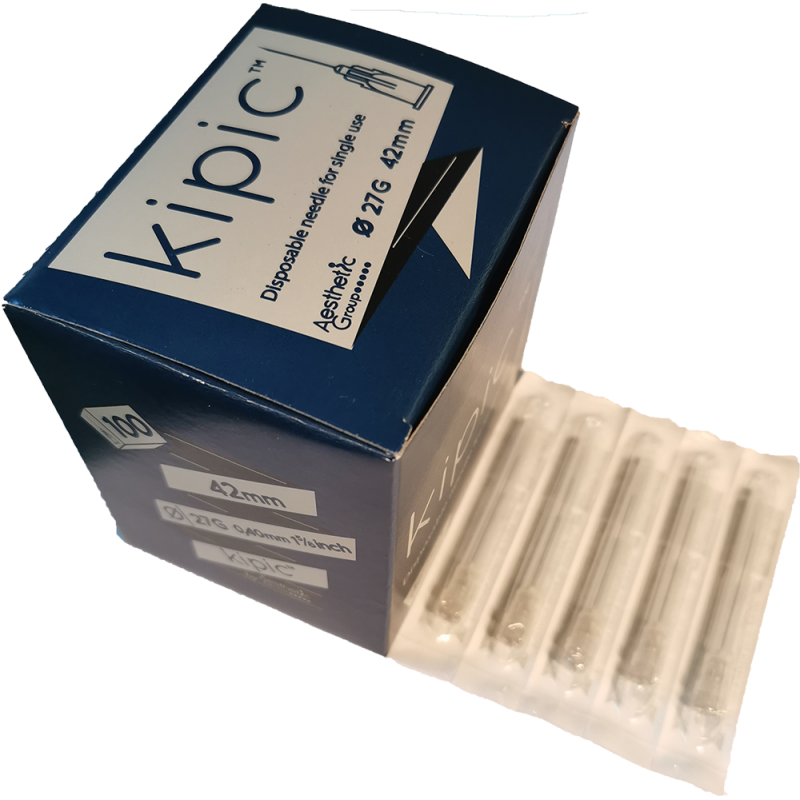 Aguja KIPIC® para micro-inyección 27Gx42mm