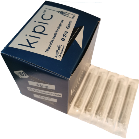 Aguja KIPIC® para micro-inyección 27Gx42mm