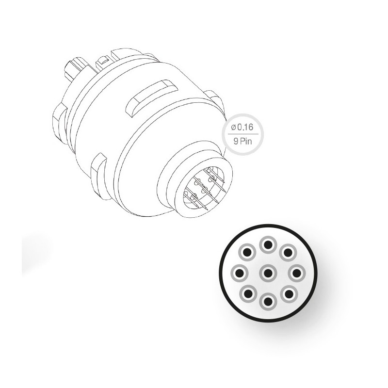 EPN - Tête Electrode 9 aiguilles à usage unique (boite de 24pcs)