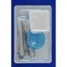 Surgical set with disposable metal instrumentation