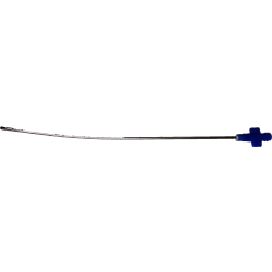 Canule incurvée de réinjection de tissus adipeux - Ø3mmx250mm - 1 orifice spatule