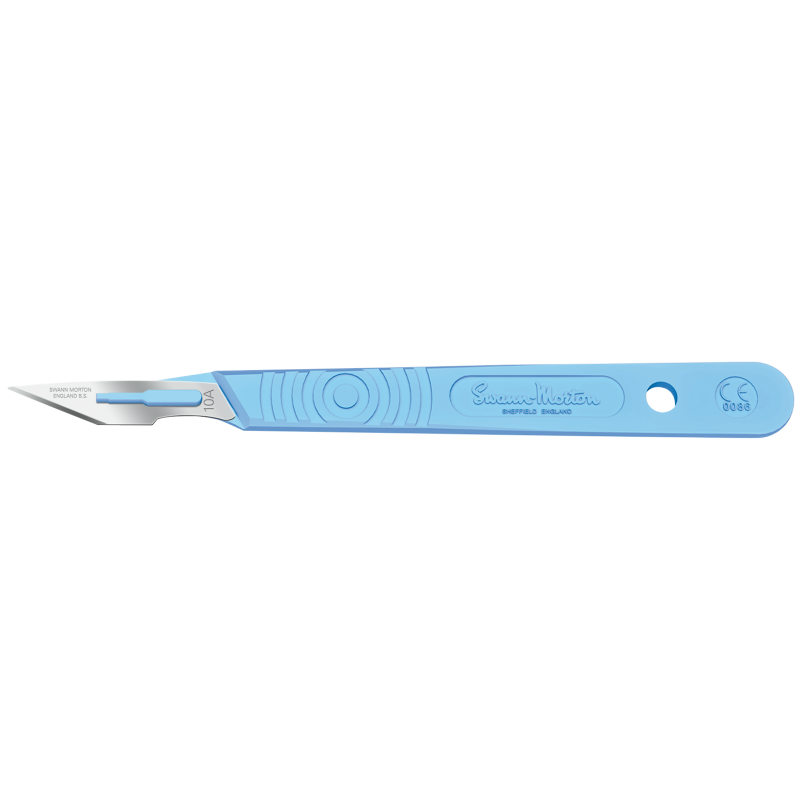 Bisturí esterilizado en acero inoxidable Swann Morton - U10A