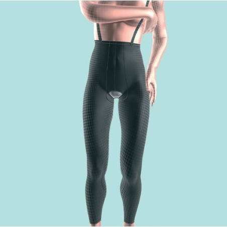 Panty largo combinado abdominal hasta tobillos postoperatorio liposucción