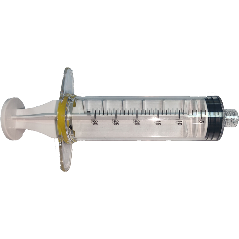 Seringue 30ml piston autobloquant pression négative